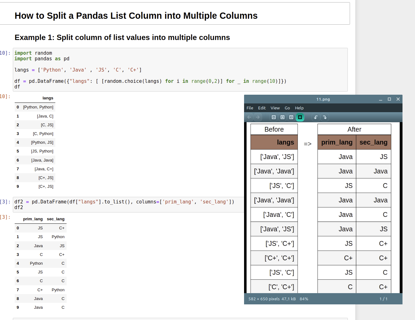 Pandas to list