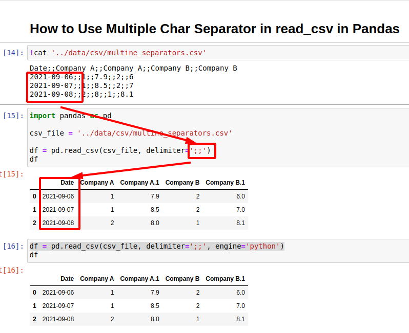 Pandas Read Csv Column Separator