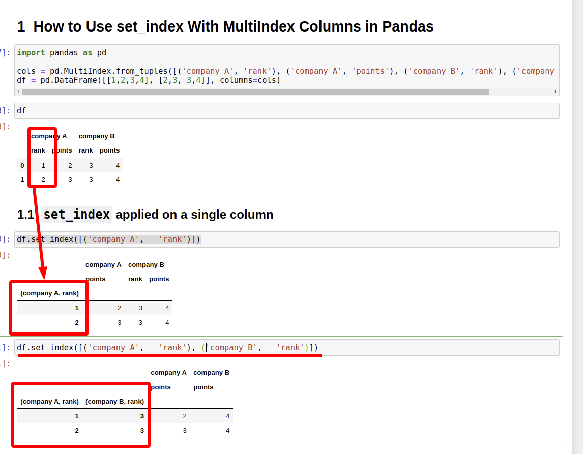 How To Swap Levels Of Multiindex In Pandas